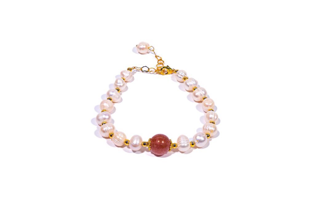 Natural pink freshwater pearl Bracelet